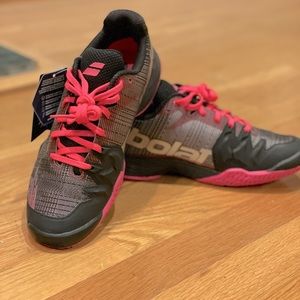Babolat Jet Mach Tennis Court Shoes Pink/Black